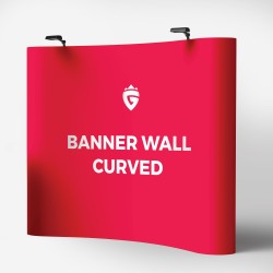 Curved Banner Wall